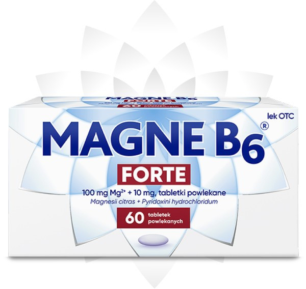 Magne B6 Forte jest dostępny w opakowaniu 60 tabletek Magne B6 Forte jest dostępny w opakowaniu 60 tabletek
