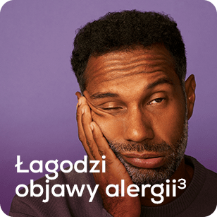 Łagodzi objawy alergii Łagodzi objawy alergii