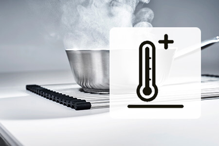 Przez 15 sekund odporny na działanie wysokiej temperatury