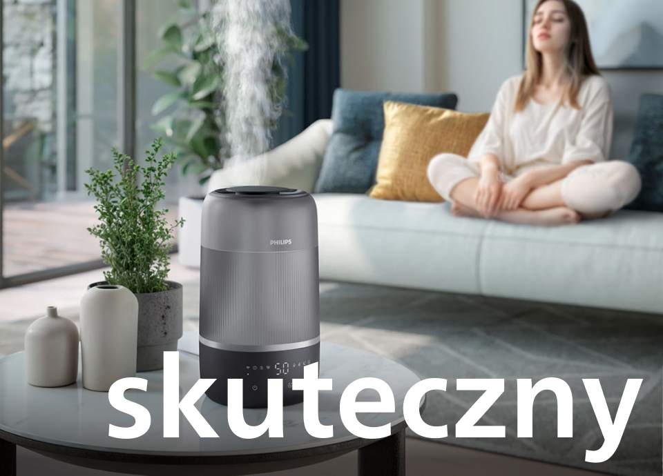 Technologia SkyMist - równomierne nawilżanie Technologia SkyMist - równomierne nawilżanie