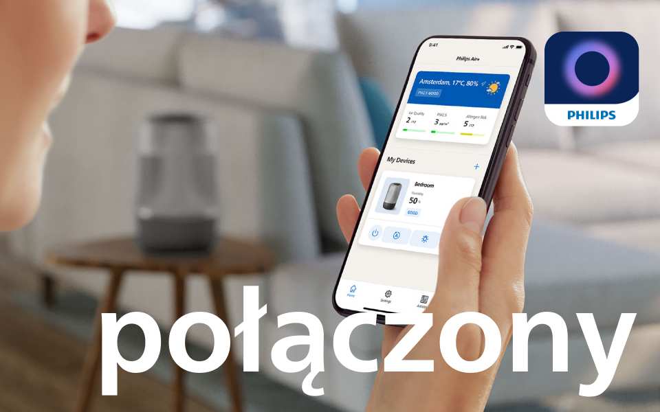 Połączenie z aplikacją Air+ Połączenie z aplikacją Air+