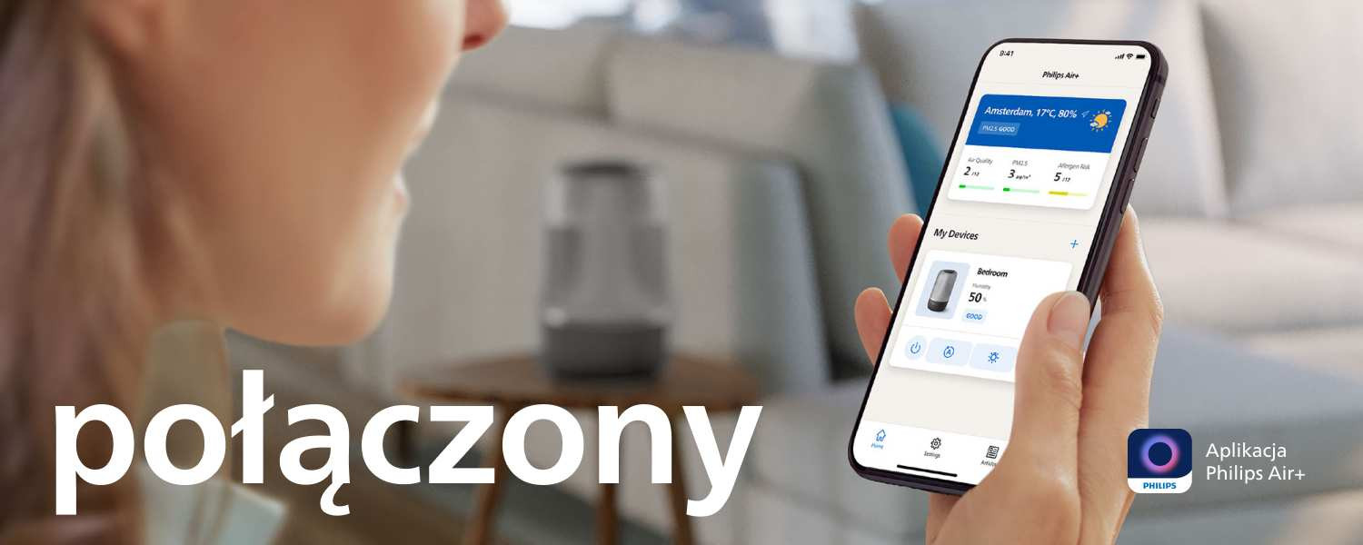 Połączenie z aplikacją Air+ Połączenie z aplikacją Air+