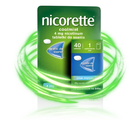 Nicorette TABLETKI 4 mg 40 sztuk