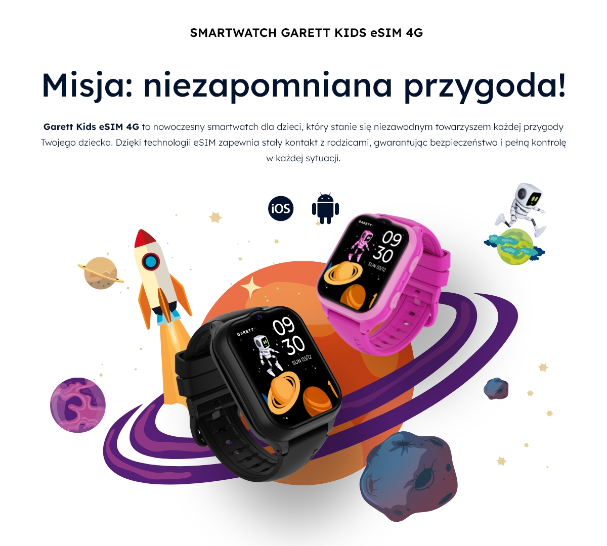 Smartwatch Garett Kids eSIM 4G