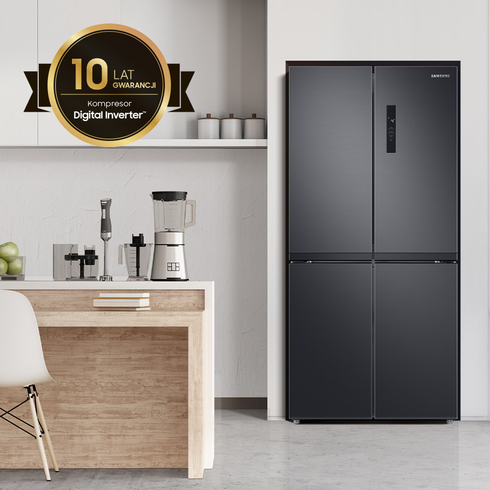 lodówka RF48A400EB4 z kompresorem digital inverter, na który otrzymujesz 10 lat gwarancji lodówka RF48A400EB4 z kompresorem digital inverter, na który otrzymujesz 10 lat gwarancji