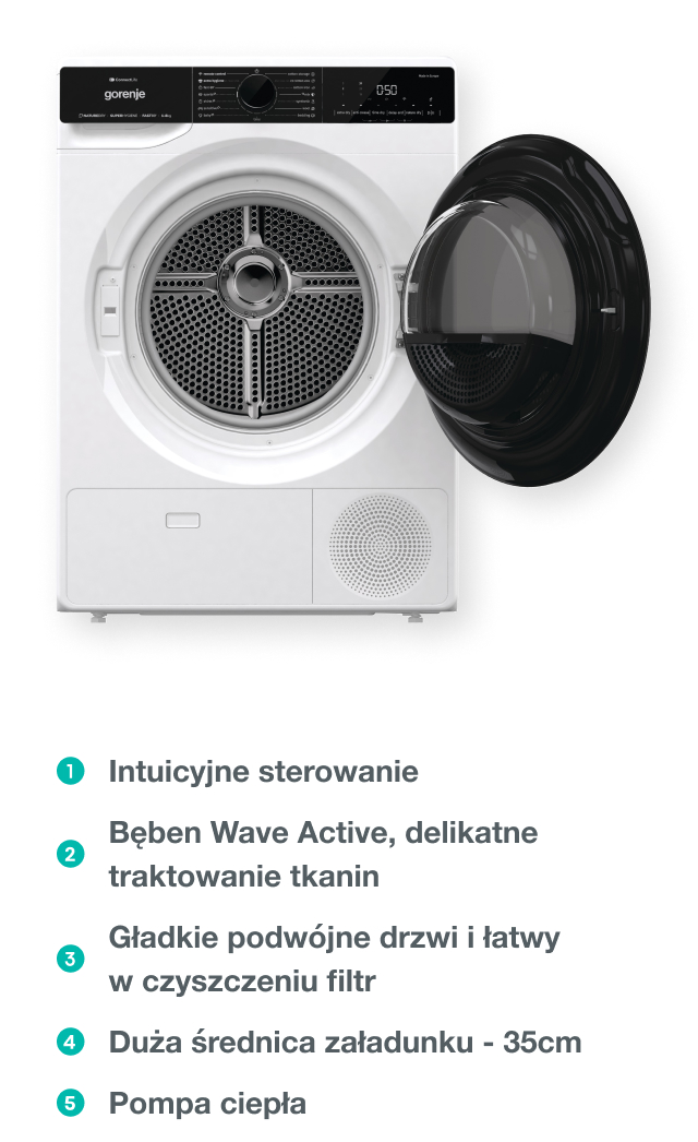 Image: Gorenje washing machine WPNA84A2TSWIFI-PL Gorenje washing machine WPNA84A2TSWIFI-PL