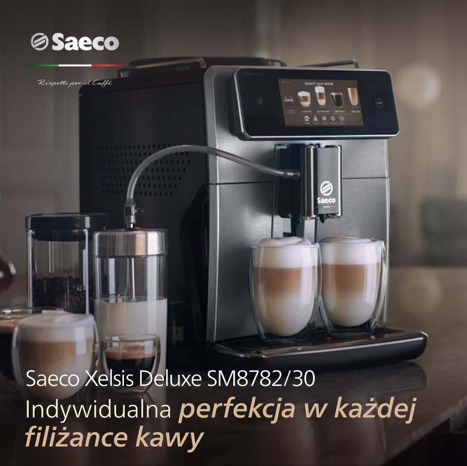 W porównywarce Ceneo znajdziesz ekspres Saeco Xelsis Deluxe SM8782/30 W porównywarce Ceneo znajdziesz ekspres Saeco Xelsis Deluxe SM8782/30