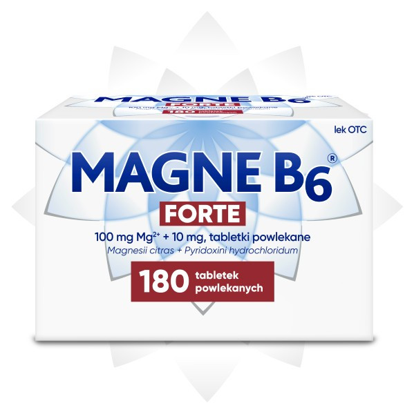 MagneB6 Forte 180 tabletek MagneB6 Forte 180 tabletek