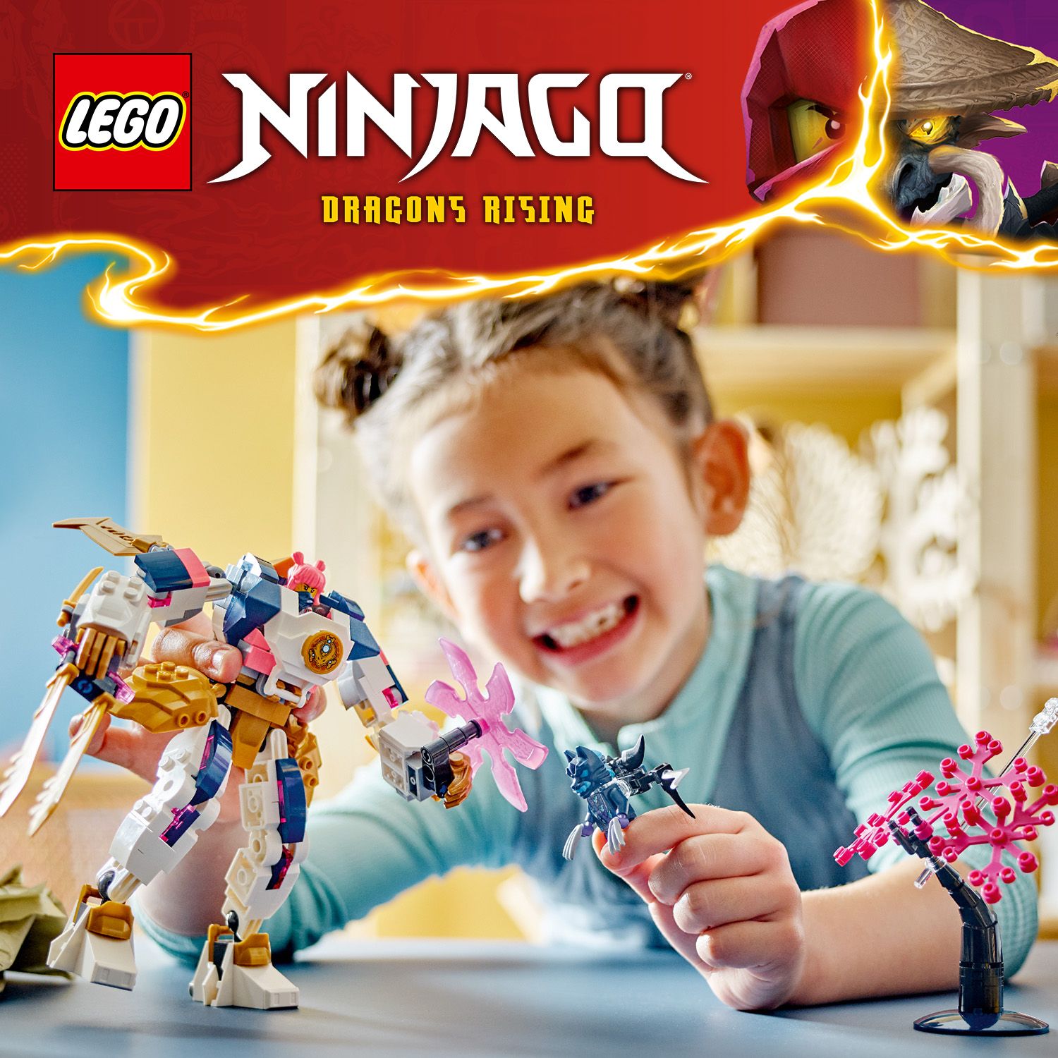 Fajny zestaw NINJAGO® z mechem do przerabiania