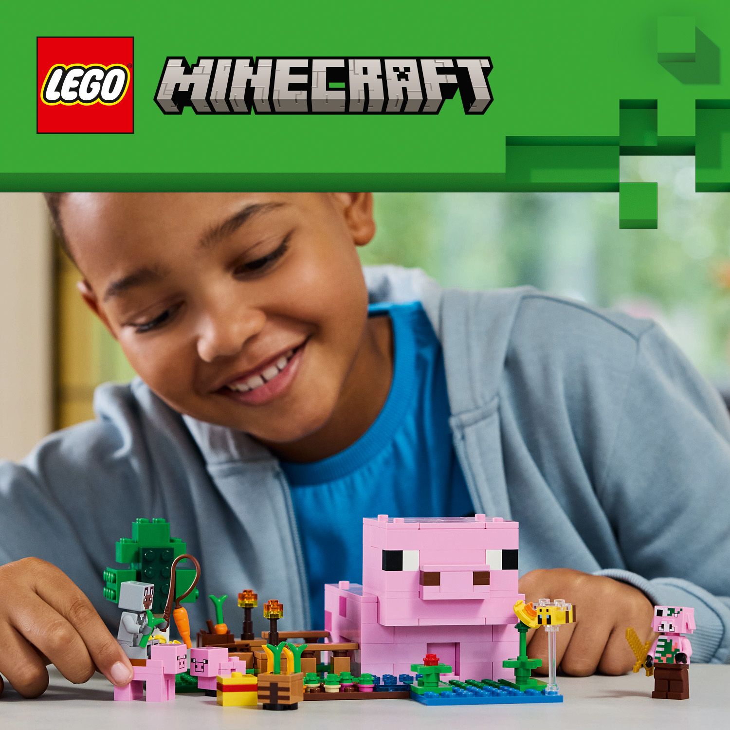 Zabawa na farmie Minecraft® w kształcie świni