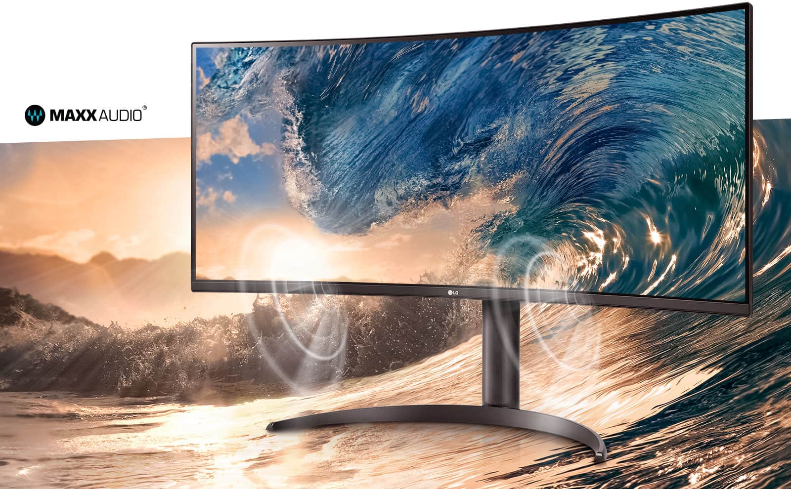 Wciągający dźwięk dzięki technologii MaxxAudio.