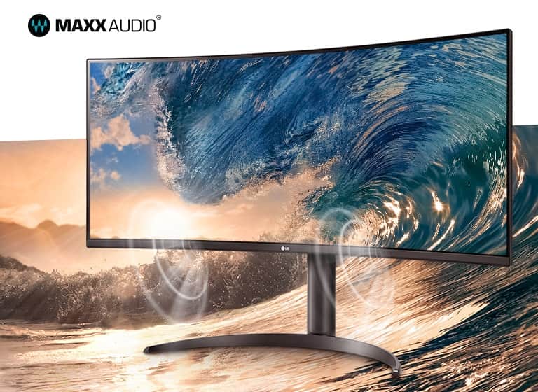 Wciągający dźwięk dzięki technologii MaxxAudio.