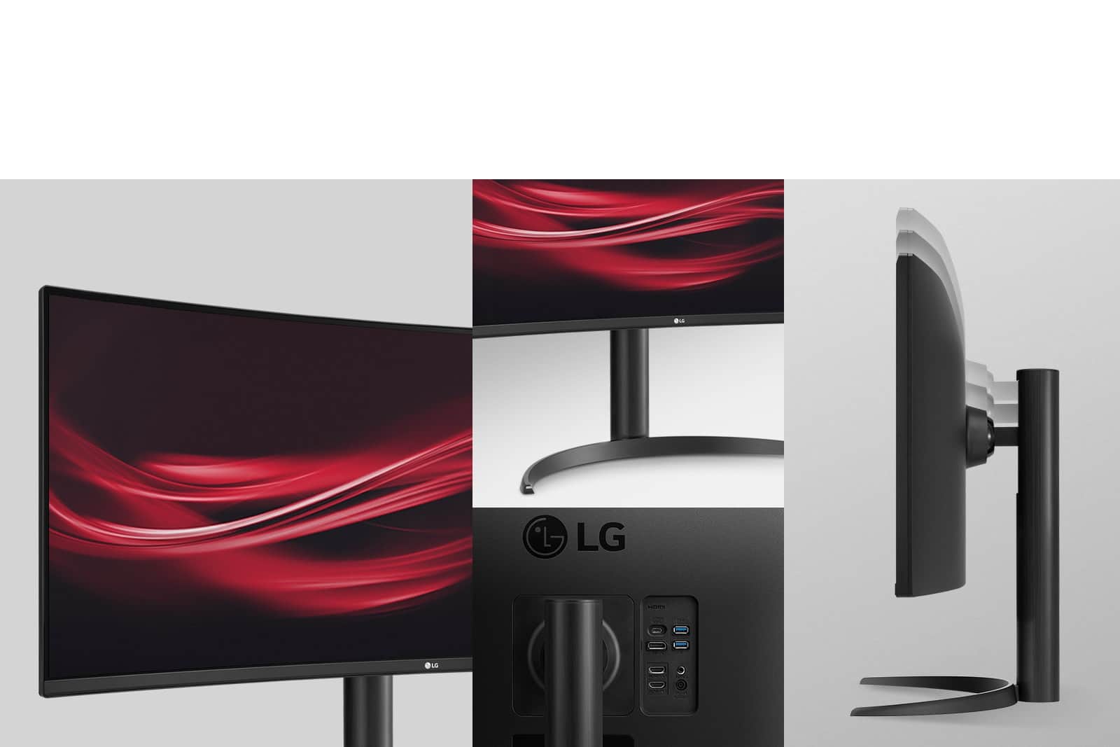 Ergonomiczny design z możliwością regulacji kąta nachylenia i wysokości oraz łatwą w montażu podstawką.