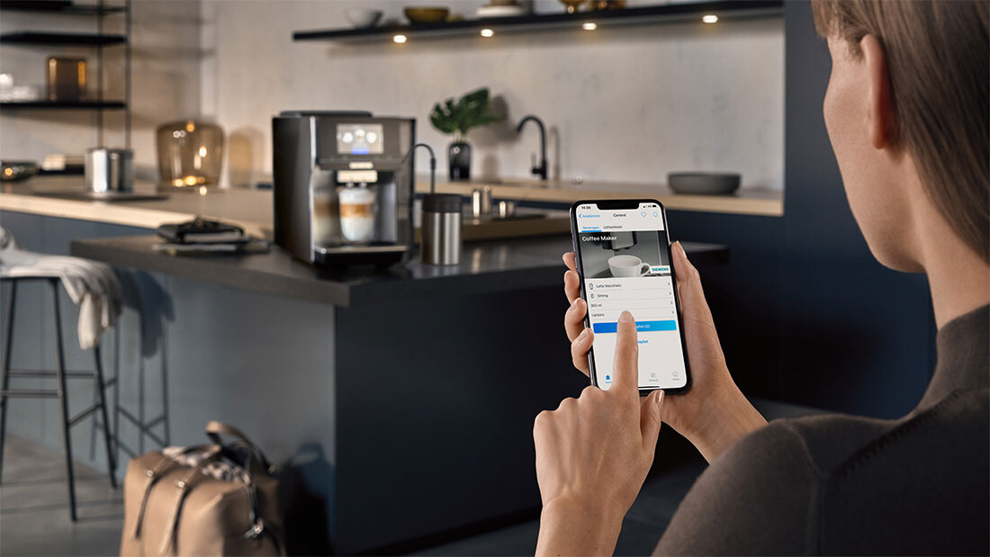 Home Connect - bądź połączony z własnym ekspresem przy użyciu aplikacji