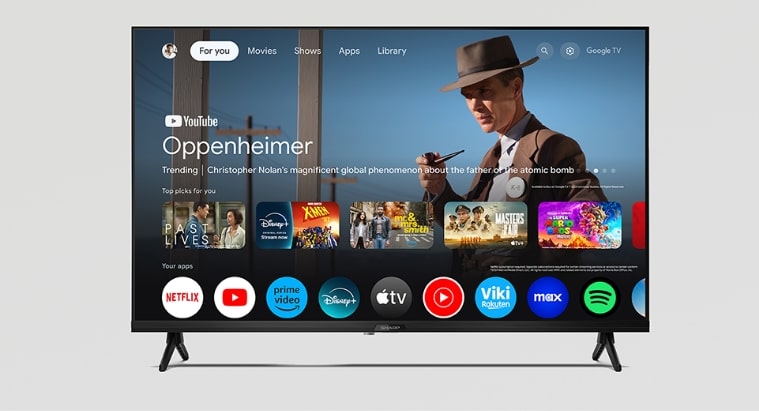 4K ULTRA HD QLED SHARP GOOGLE TV