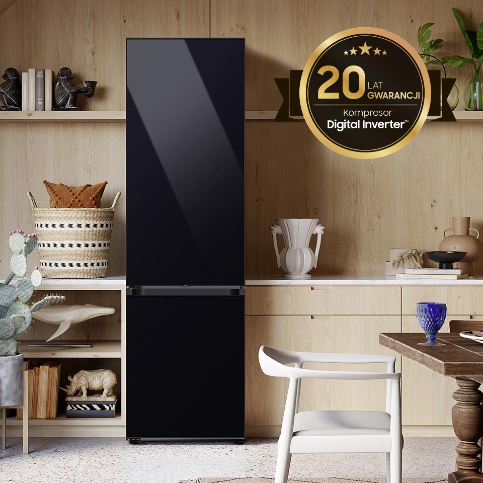 Lodówka Samsung RB38C7B6A22 posiada kompresor Digital Inverter objęty gwarancją na 20 lat Lodówka Samsung RB38C7B6A22 posiada kompresor Digital Inverter objęty gwarancją na 20 lat