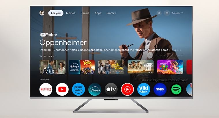 4K ULTRA HD QLED SHARP GOOGLE TV