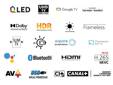 4K ULTRA HD QLED SHARP GOOGLE TV