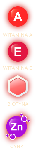 Ikony witamina A,E biotyna cynk