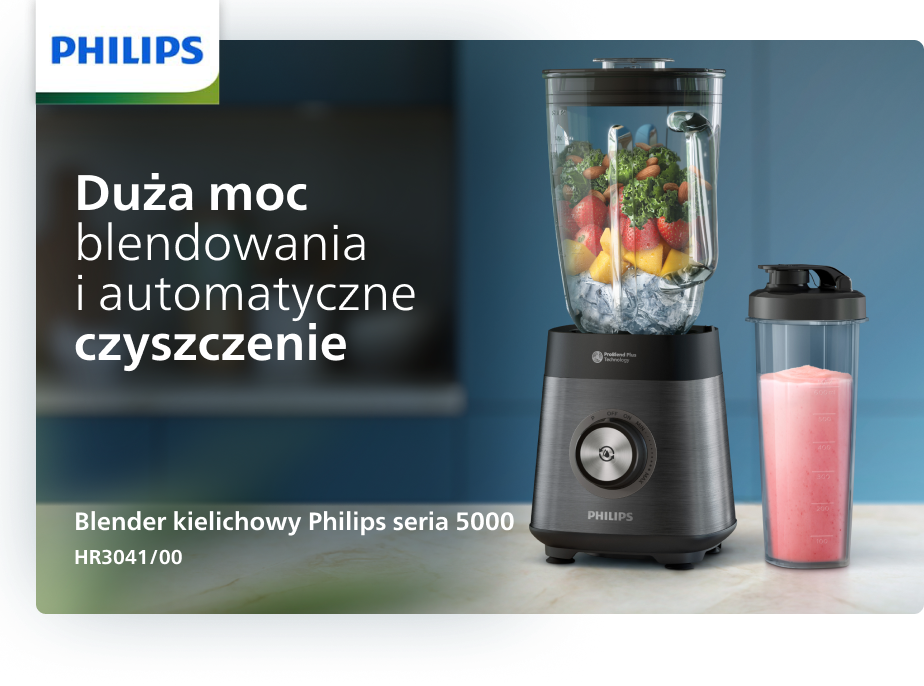 Blender kielichowy seria 5000 dostępny w sklepach Media Expert Blender kielichowy seria 5000 dostępny w sklepach Media Expert