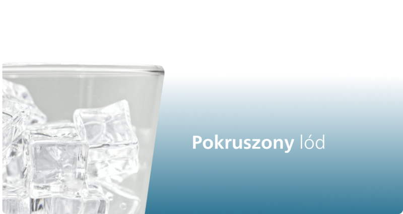 Szklanka z pokruszonym lodem Szklanka z pokruszonym lodem