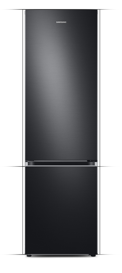 Lodówka RB38C607AB1 - fotografia frontu urządzenia Lodówka Samsung RB38C607AB1 - fotografia frontu urządzenia