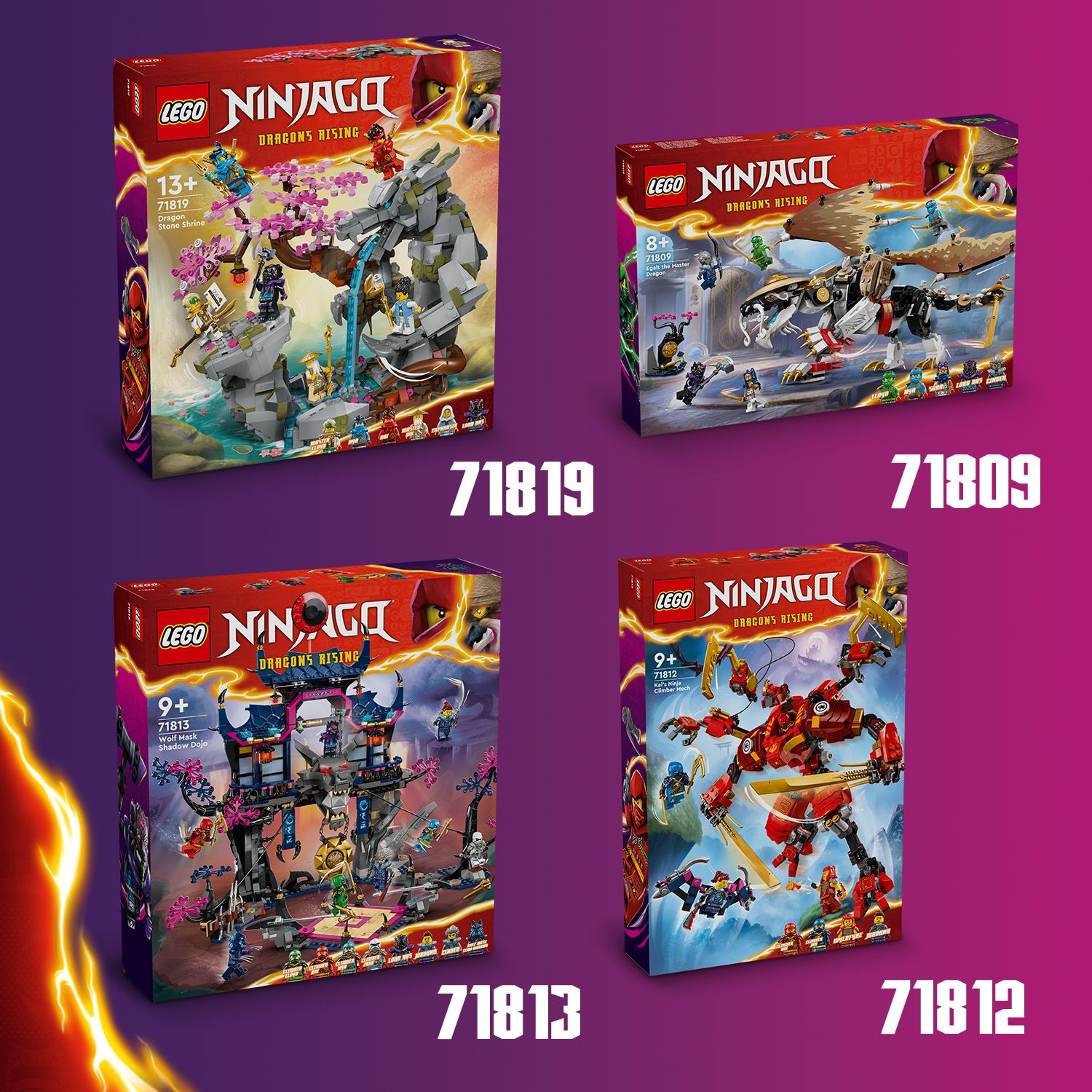 Więcej zestawów LEGO® NINJAGO® do kolekcji