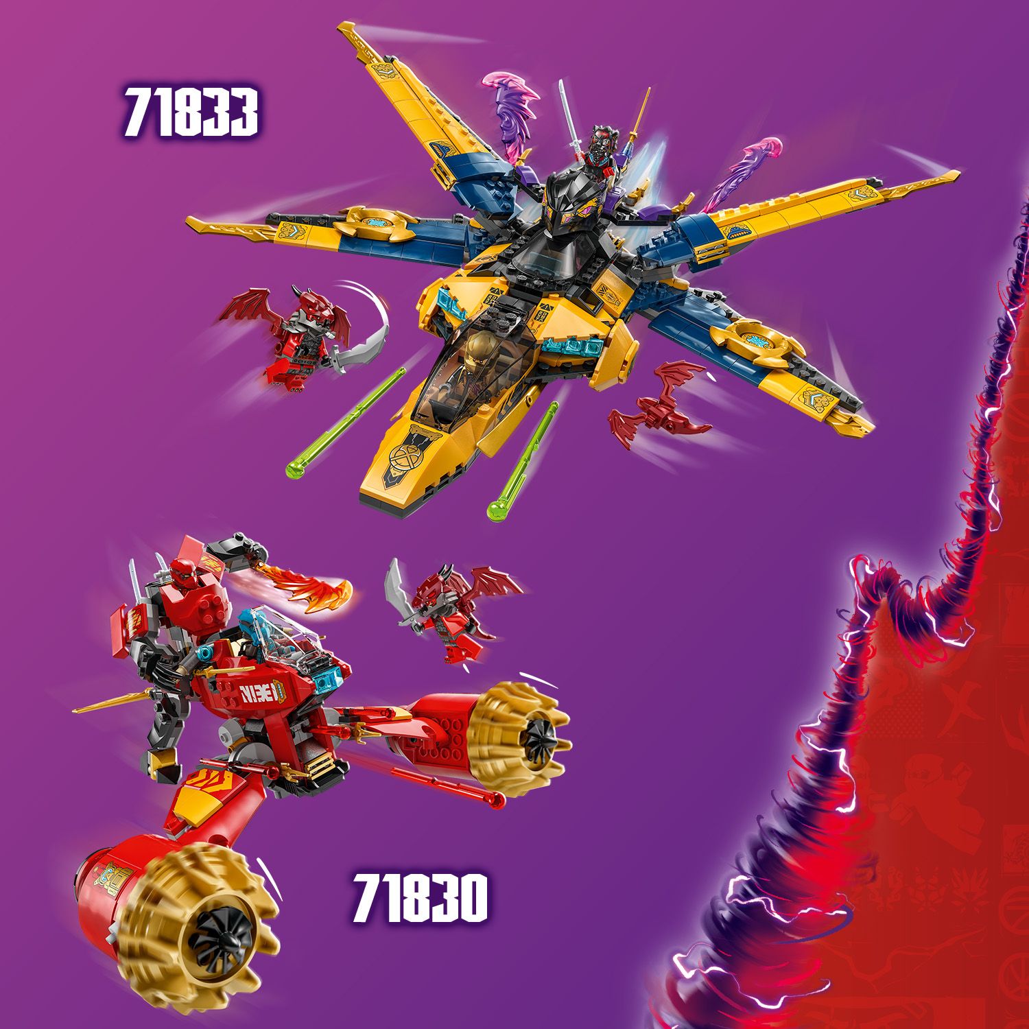 Więcej zestawów do kolekcji LEGO® NINJAGO®