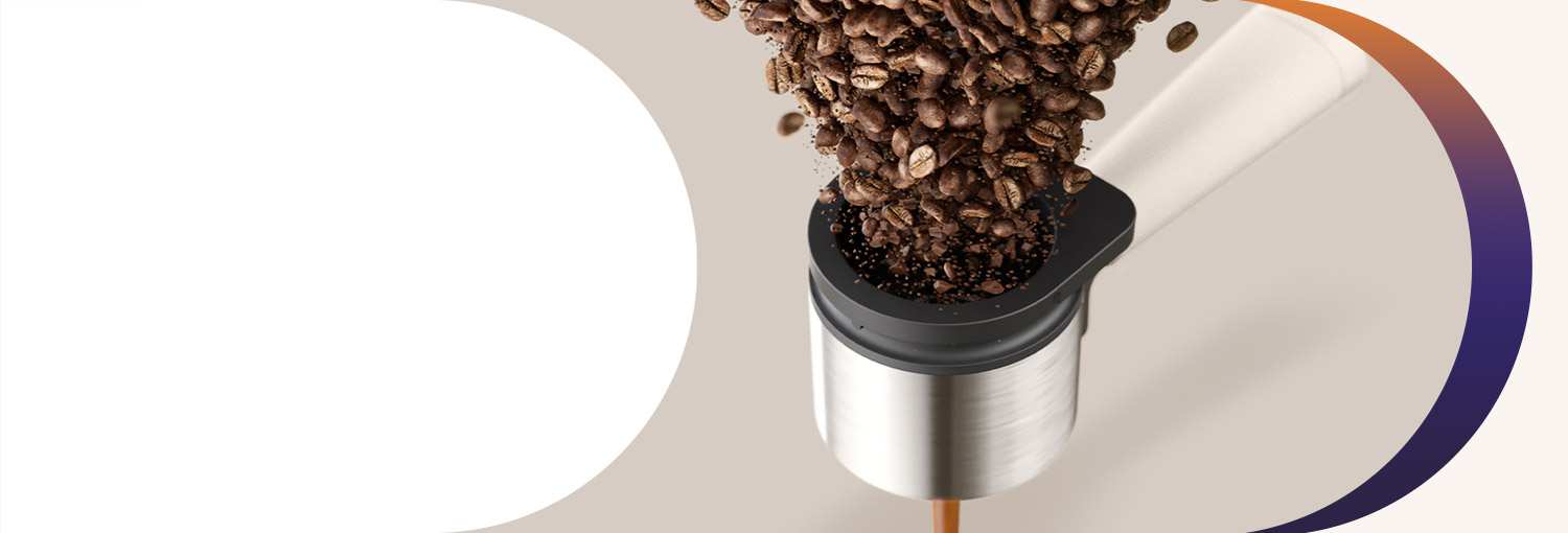 portafilter ekspresu Baristina z białą rączką portafilter ekspresu Baristina z białą rączką