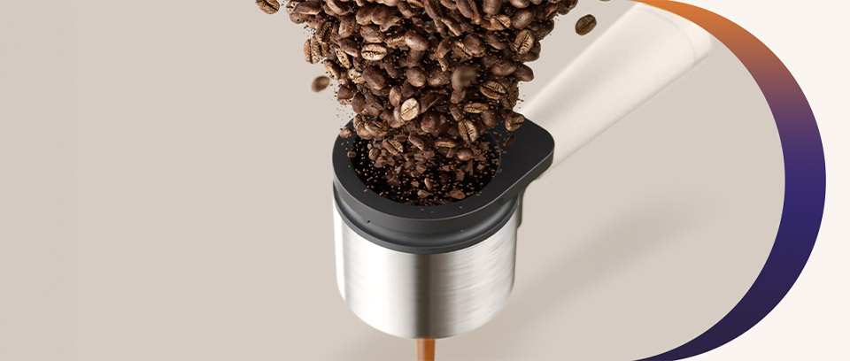 portafilter ekspresu Baristina z białą rączką portafilter ekspresu Baristina z białą rączką