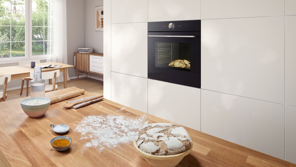 Porady kulinarne - dostęp do nowinek kucharskich za pośrednictwem aplikacji Home Connect.
