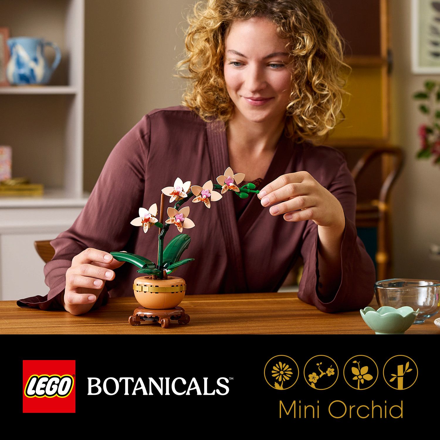 Kwietne ozdoby do domu z klocków LEGO®
