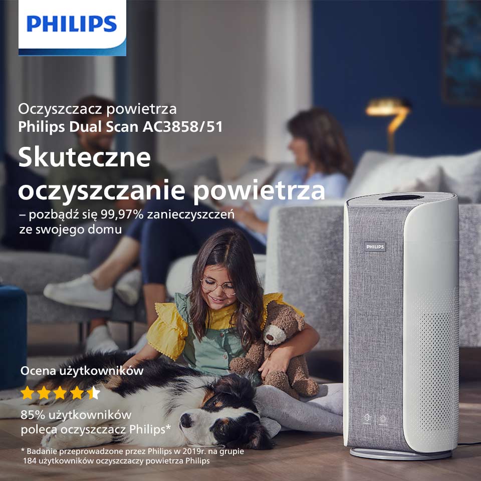 Philips Filtr NanoProtect HEPAusuwa cząsteczki 100x mniejsze niż standardowy filtr HEPA Philips Filtr NanoProtect HEPAusuwa cząsteczki 100x mniejsze niż standardowy filtr HEPA