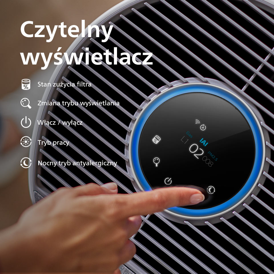 Philips Filtr NanoProtect HEPAusuwa cząsteczki 100x mniejsze niż standardowy filtr HEPA Philips Filtr NanoProtect HEPAusuwa cząsteczki 100x mniejsze niż standardowy filtr HEPA