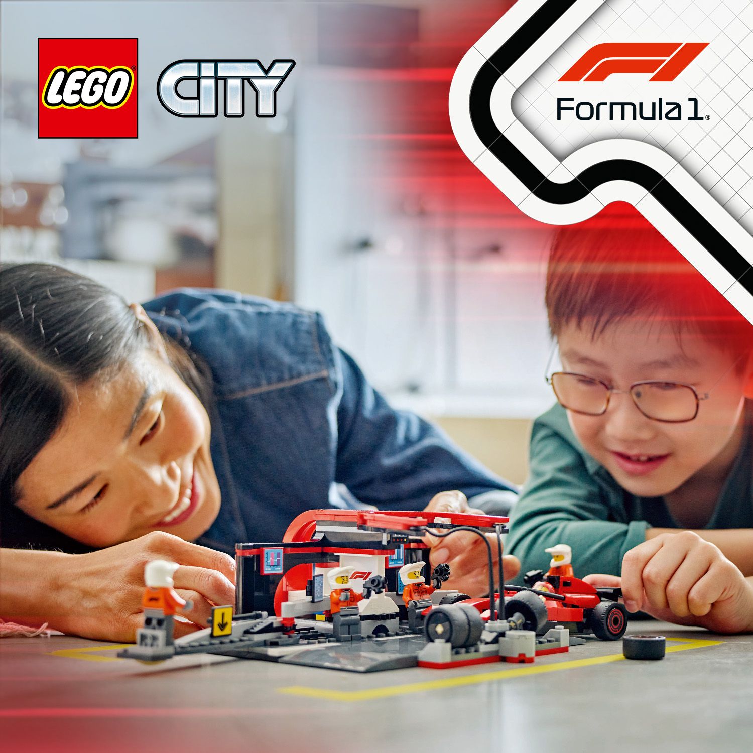Zestaw LEGO® City z pit stopem Ferrari