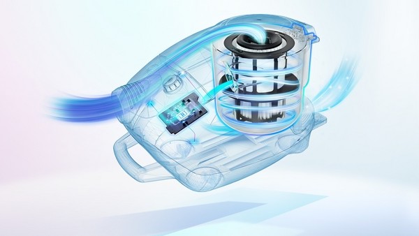 Technologia Sensor AirCycle - najwyższa wydajność Bosch z funkcją samoczyszczenia filtra.
