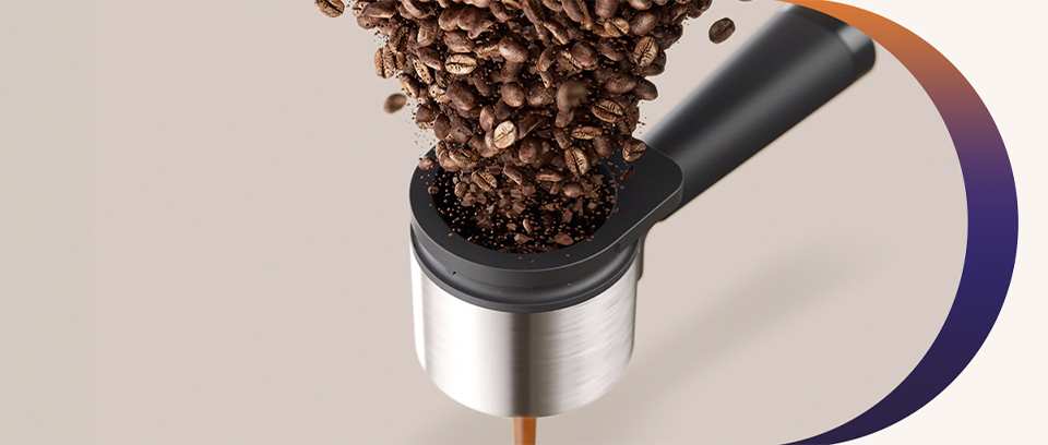 portafilter ekspresu Baristina z czarną rączką portafilter ekspresu Baristina z czarną rączką