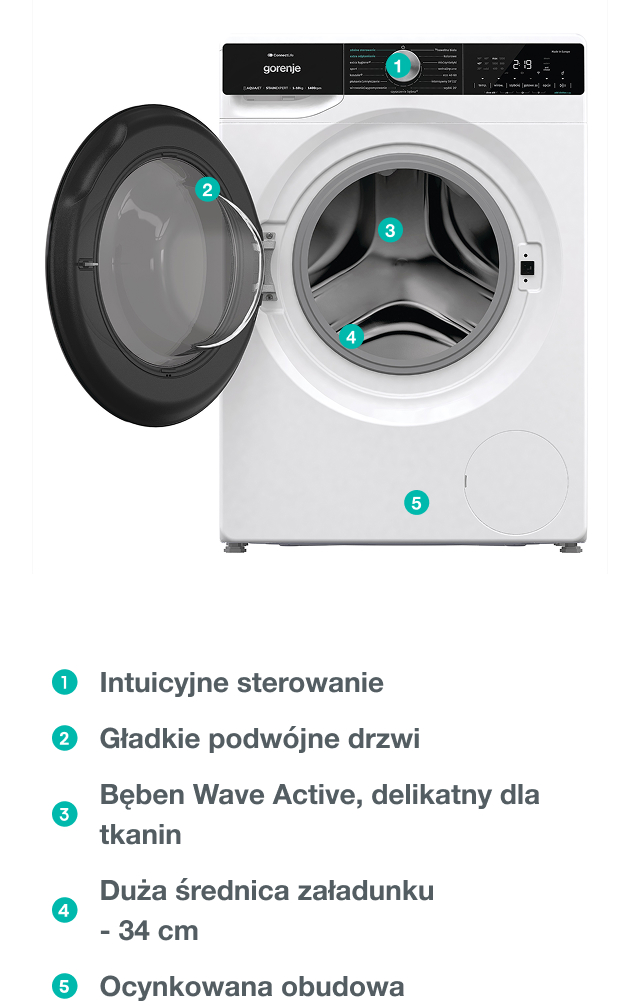 Image: GORENJE LAUNDRY W2NHPI94BS-PL GORENJE LAUNDRY W2NHPI94BS-PL