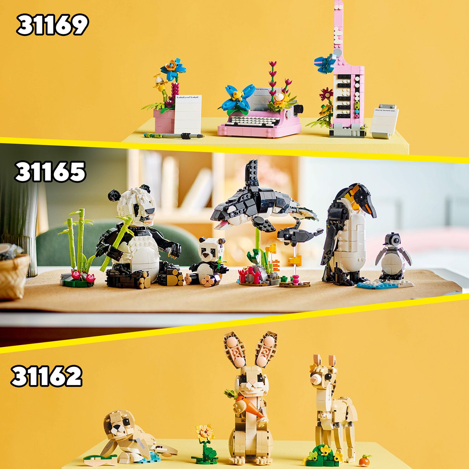 Oto inne zestawy z serii LEGO® Creator 3 w 1