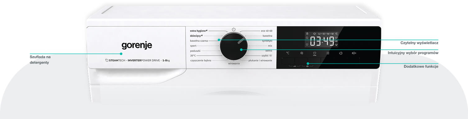 Image: GORENJE LAUNDRY W1NHPI84AS-PL GORENJE LAUNDRY W1NHPI84AS-PL