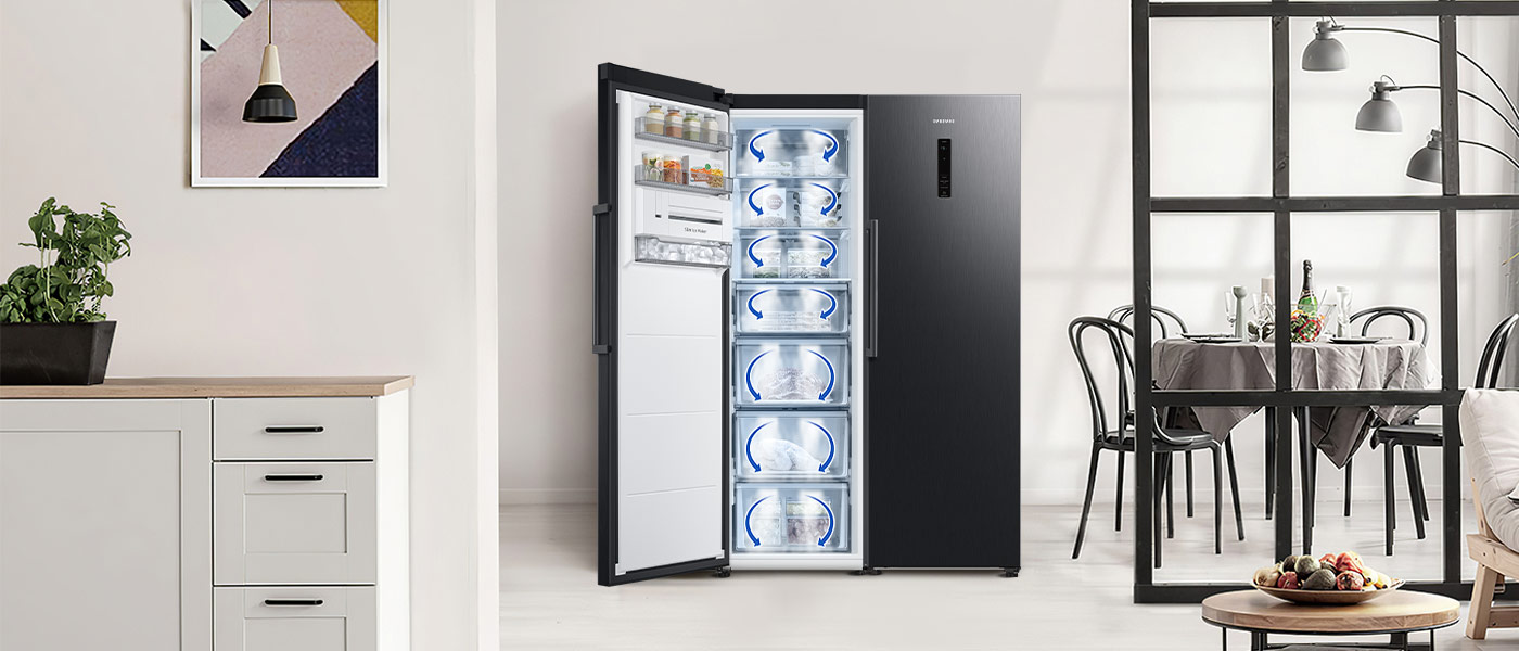 Wizualizacja działania systemu All-Around Cooling Wizualizacja działania systemu All-Around Cooling