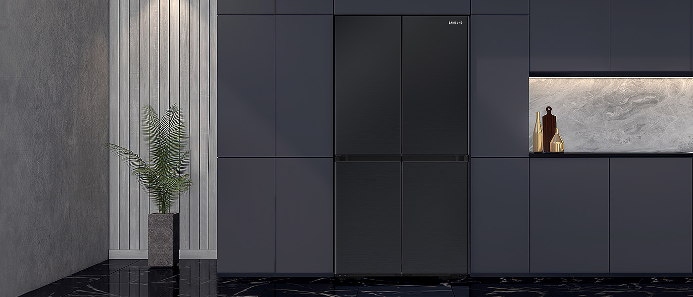 Lodówka Samsung RF65DG960ESG - zdjęcie - nowoczesne wzornictwo Lodówka Samsung Multidoor RF65DG960ESG - zdjęcie - nowoczesne wzornictwo