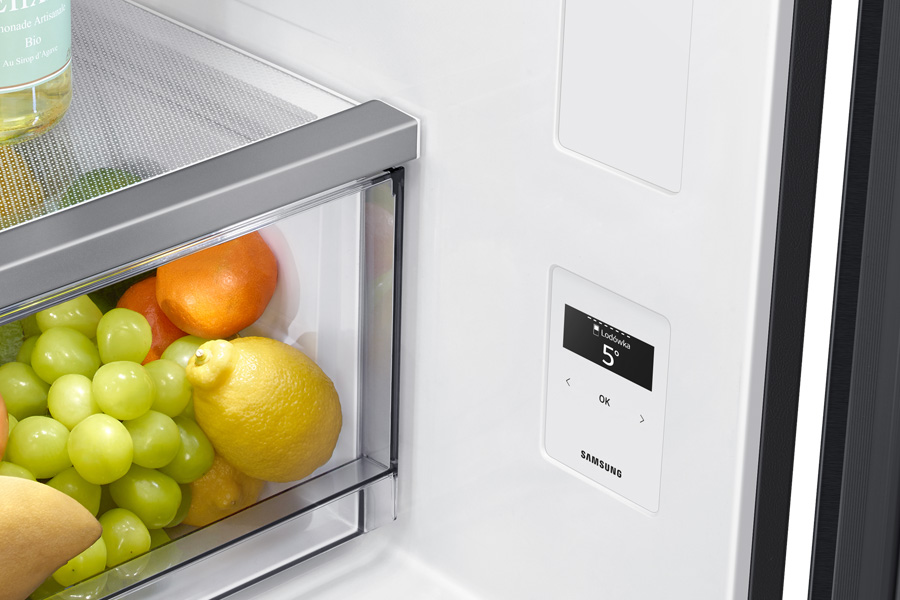Lodówka Samsung RF65DG960ESG - zdjęcie - wyświetlacz Lodówka Samsung Multidoor RF65DG960ESG - zdjęcie - wyświetlacz