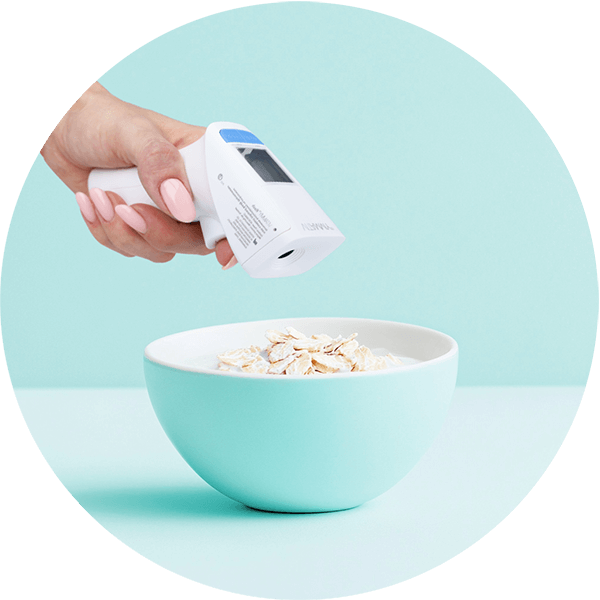 termometr Vitammy Flash mierzy temperature poweirzchni