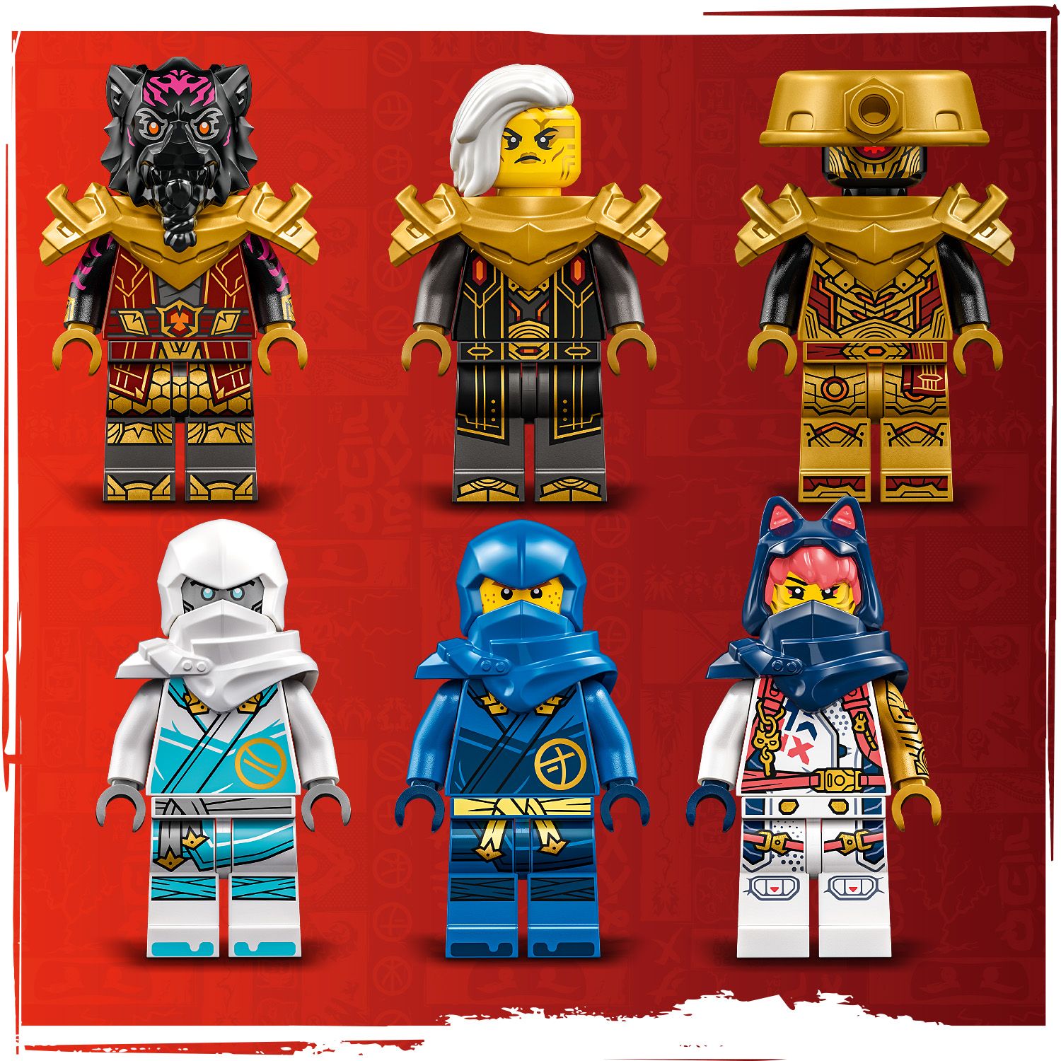 W zestawie sześć minifigurek
