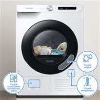 Samsung - DV90T5240AWS6 - ochrona tkanin Samsung - suszarka DV90T5240AWS6 - ochrona tkanin