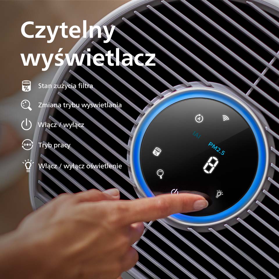 Philips Filtr NanoProtect HEPAusuwa cząsteczki 100x mniejsze niż standardowy filtr HEPA Philips Filtr NanoProtect HEPAusuwa cząsteczki 100x mniejsze niż standardowy filtr HEPA
