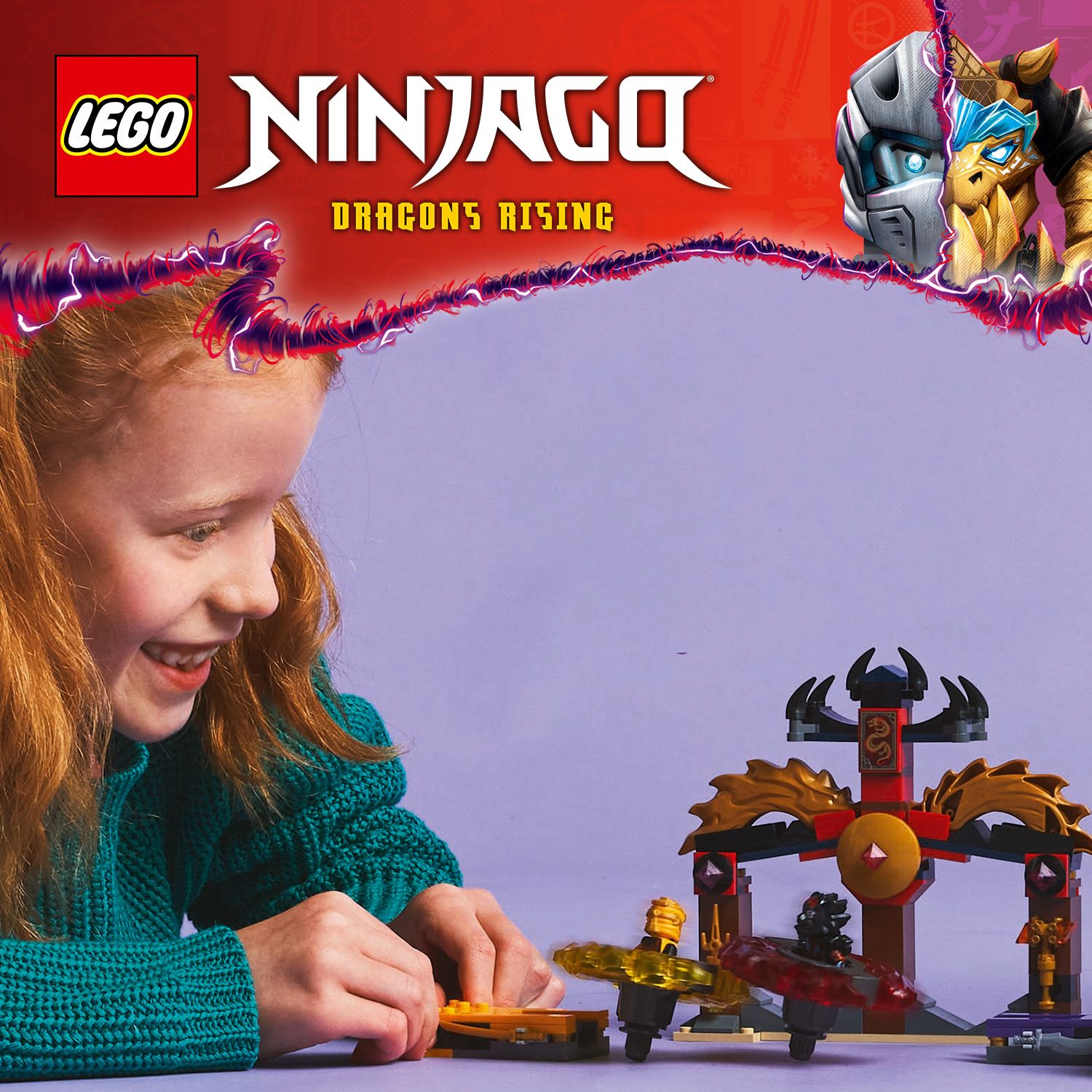 Emocjonujący zestaw LEGO® NINJAGO® do zabawy