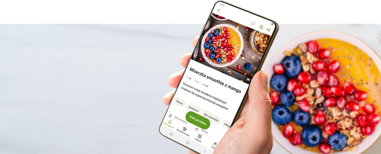 Inspiruj się pomysłami z aplikacji NutriU Inspiruj się pomysłami z aplikacji NutriU