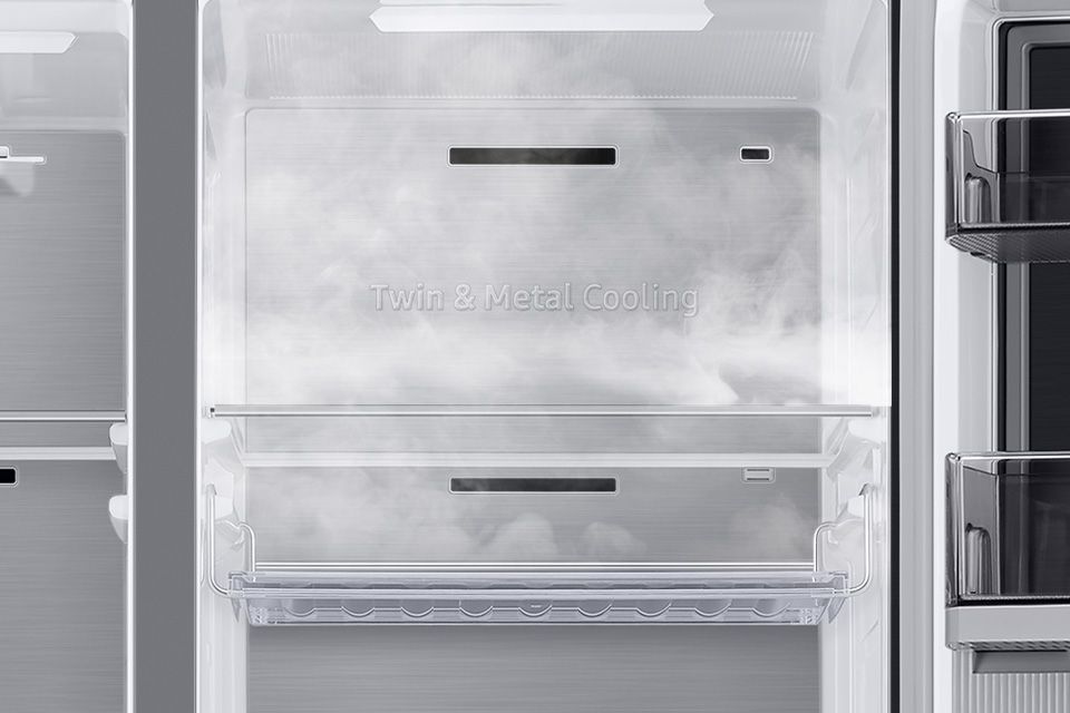 technologia metal cooling w lodówce Samsung rh69dg895eb1ef technologia metal cooling w lodówce Samsung rh69dg895eb1ef